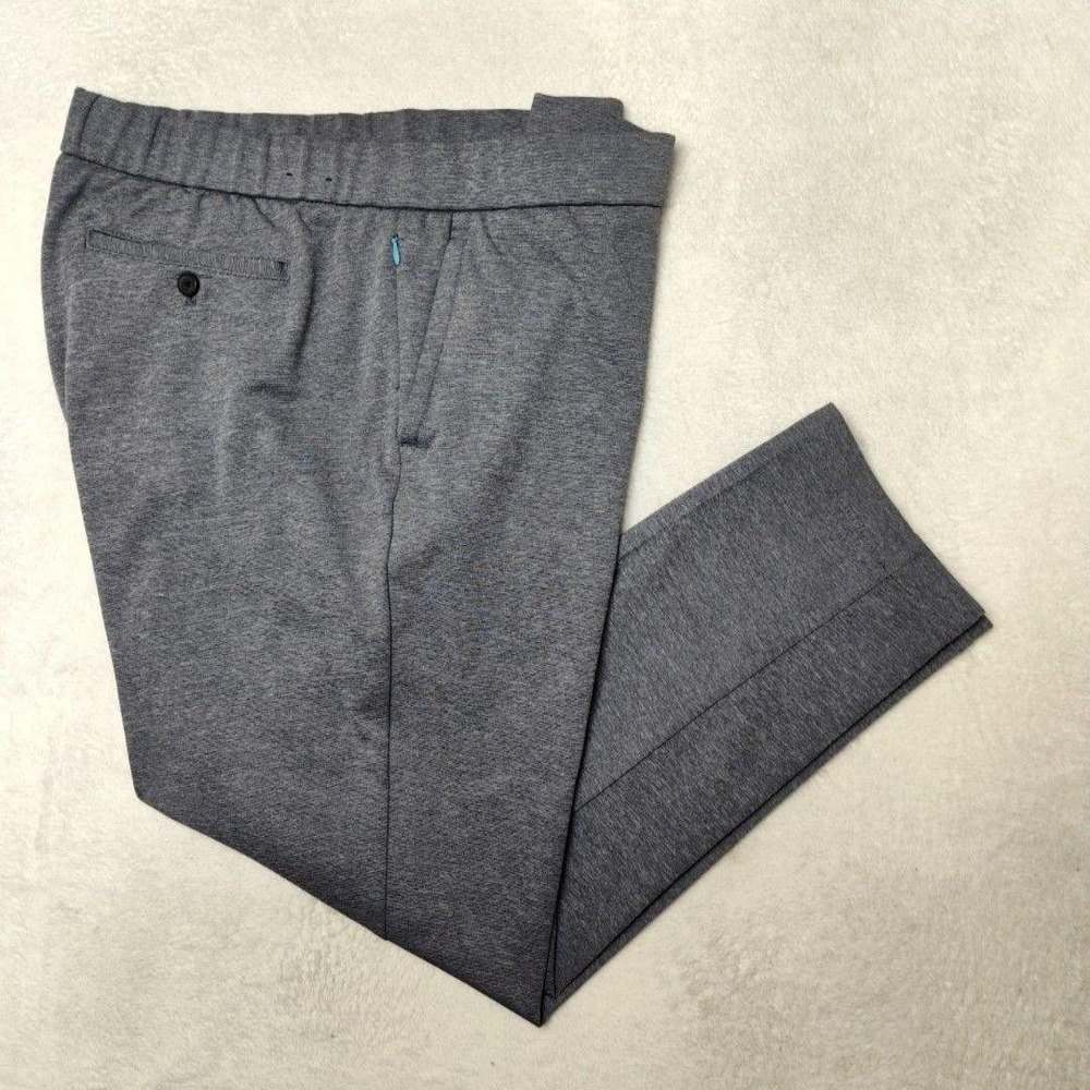 Bonobos Pants Mens 34x29 Gray Chino Slim Off Duty‎ Travel Casual Workout Gym